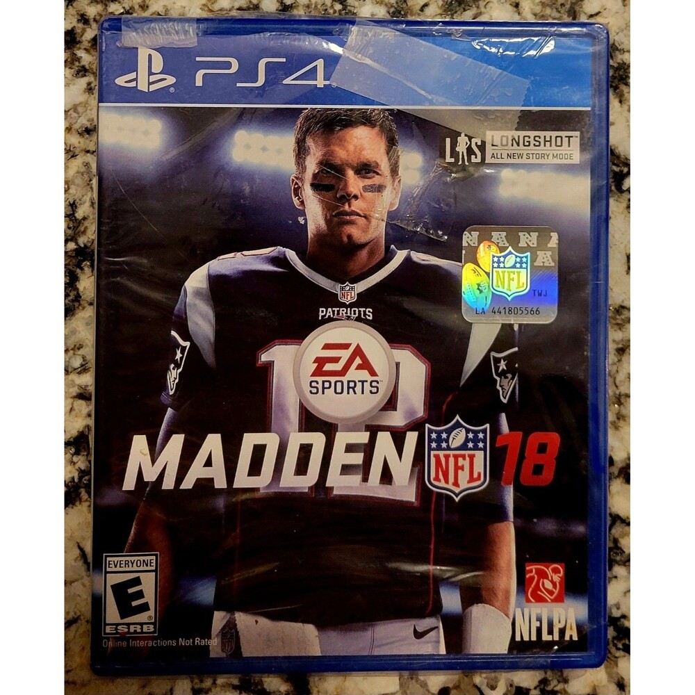 Madden NFL 18 - Sony PlayStation 4 PS4 ●BRAND NEW● DISC Loose In CASE, Tom Brady